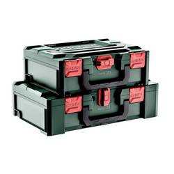 Metabo metaBOX 145, 626886000 kufr na elektrické nářadí, ABS, zelená/červená, (d x š x v) 396 x 296 x 145 mm