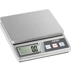 Kern FOB 5K1S váha na dopisy 5 kg, rozlišení 1 g na baterii, stříbrná