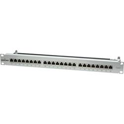 Intellinet 720014 24 portů síťový patch panel 483 mm (19) CAT 6 šedá osazený