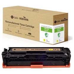 G&G Toner náhradní Canon 125A, 128A, 131X, 716Y, 731Y kompatibilní žlutá 1400 Seiten Reborn remanufactured 21203