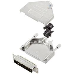 TRU COMPONENTS TCDTZK25DMPK 7708988 sada D-SUB kolíkové lišty 180 ° Pólů: 25 pájecí kalíšek 1 ks