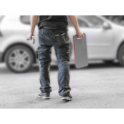 Eufab Kniekissen 21000 chrániče kolen šedá, červená 1 ks