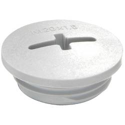 Wiska 10062496 EVS 50 záslepka nárazuvzdorný M50 plast šedobílá (RAL 7035) 50 ks