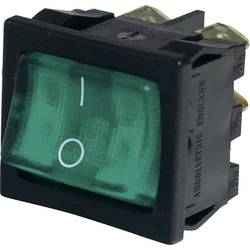 Arcolectric (Bulgin Ltd.) H8653VBNBP kolébkový spínač H8653VBNBP 250 V 6 A 1x zap/vyp s aretací 1 ks