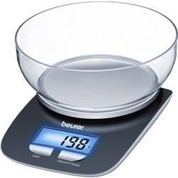 Beurer KS25 kuchyňská váha digitální s odměrnou mísou Max. váživost=3 kg černá