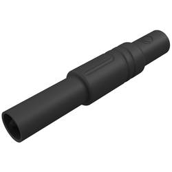 SKS Hirschmann LAS S G bezpečnostní lamelová zástrčka zástrčka, rovná Ø pin: 4 mm černá 1 ks