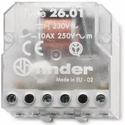 impulsní spínač Finder 26.01.8.230.0000, 1 spínací kontakt, 230 V/AC, 10 A, 2500 VA