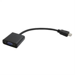 Value HDMI / VGA kabelový adaptér Zástrčka HDMI-A, VGA pólové zásuvka 0.15 m černá 12.99.3114 HDMI kabel