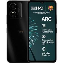 HMD Arc smartphone 64 GB 16.6 cm (6.52 palec) černá Android™ 14 (Go Edition) hybridní slot