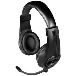 SpeedLink LEGATOS Sluchátka Over Ear kabelová, SL-860014-BK, stereo, černá