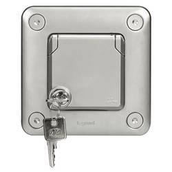 Legrand zásuvka Soliroc chrom 077839 1 ks