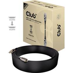 club3D HDMI kabel Zástrčka HDMI-A, Zástrčka HDMI-A 50.00 m černá CAC-1391 4K UHD, bez halogenů, samozhášecí HDMI kabel