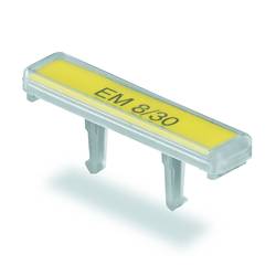 Group marker, Terminal markers, 30 x 8 mm, Polypropylene, Colour: Transparent EM 8/30 1806120000 transparentní Weidmüller 50 ks