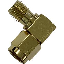 Wittenberg Antennen Adapter SMA WINKELSTÜCK SMA Stecker auf SMA Buchse vergoldet 50 OHm 103513 SMA adaptér SMA zástrčka - SMA zásuvka 1 ks