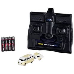 Carson Modellsport 500504164 VW T1 SambaBus mit Wohnwagen 1:87 RC model auta elektrický silniční model