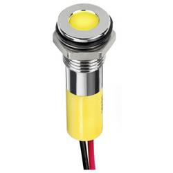 APEM Q8F1CXXY24E indikační LED žlutá Frush 6 mcd