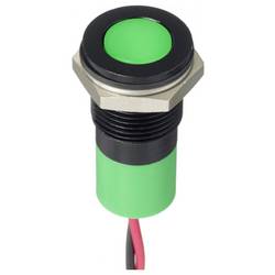 APEM Q14F3CXXG12E indikační LED zelená Frush 5 mcd