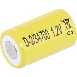 Mexcel D-2/3A700 speciální akumulátor 2/3 A Flat-Top Ni-Cd 1.2 V 700 mAh 1 ks