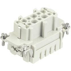 Harting Han® 10E-F-c 09330102702 konektorová vložka, zásuvka, seria Han® E, 1 ks