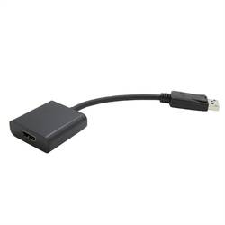 Value DisplayPort / HDMI kabelový adaptér Konektor DisplayPort, Zásuvka HDMI-A 0.15 m černá 12.99.3134 Kabel DisplayPort