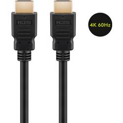 Goobay HDMI propojovací kabel Zástrčka HDMI-A 5 m černá 61161 4K UHD HDMI kabel