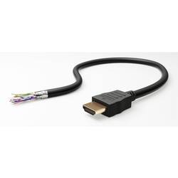 Goobay HDMI propojovací kabel Zástrčka HDMI-A 5 m černá 61161 4K UHD HDMI kabel