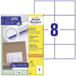 Avery-Zweckform 3427 univerzální etikety 105 x 74 mm papír bílá 800 ks trvalé inkoustová tiskárna, laserová tiskárna, barevná laserová tiskárna, kopírka,