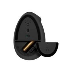 Logitech Lift Vertical Ergonomic Mouse optická ergonomická myš, přenos Bluetooth®, bezdrátový, 6 tlačítko, 4000 dpi, grafitová