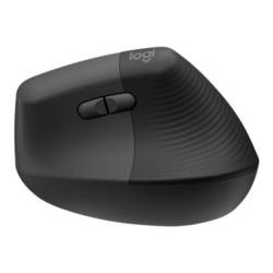 Logitech Lift Vertical Ergonomic Mouse optická ergonomická myš, přenos Bluetooth®, bezdrátový, 6 tlačítko, 4000 dpi, grafitová