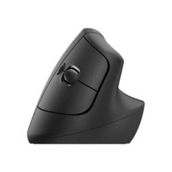 Logitech Lift Vertical Ergonomic Mouse optická ergonomická myš, přenos Bluetooth®, bezdrátový, 6 tlačítko, 4000 dpi, grafitová
