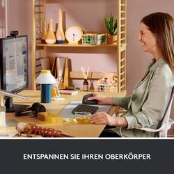 Logitech Lift Vertical Ergonomic Mouse optická ergonomická myš, přenos Bluetooth®, bezdrátový, 6 tlačítko, 4000 dpi, grafitová