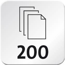 Novus Office 025-0651 bloková děrovačka 60-B2200RENEW černá/zelená max. formát nastavení: DIN A4 200 listů (80 g/m²)