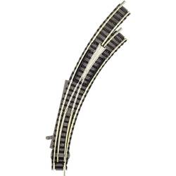 9169 N Fleischmann piccolo (s uložením) oblouková výhybka, pravá 356.5 mm 45 ° 356.5 mm, 420 mm 1 ks