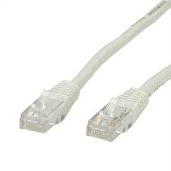 Value 21.99.0503 RJ45 síťové kabely, propojovací kabely CAT 5e U/UTP 3.00 m šedá 1 ks
