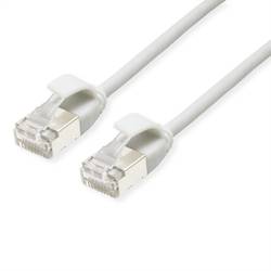 Roline 21.15.1705 RJ45 síťové kabely, propojovací kabely CAT 6A U/UTP 5.00 m bílá nestíněný, bez halogenů, samozhášecí 1 ks