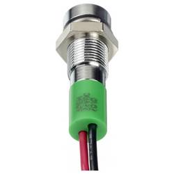 APEM Q6F3CXXG12E indikační LED zelená Frush 45 mcd