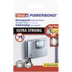 tesa ULTRA STRONG 55790-00001-00 oboustranně lepicí podložky tesa® POWERBOND bílá (d x š) 60 mm x 20 mm 1 ks