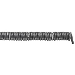 LAPP 70002752 spirálový kabel SPIRAL H07BQ-F 1500 mm / 4500 mm 3 G 1.50 mm² + 3 G 1.5 mm² černá 1 ks