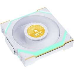 Lian Li Lian Li UNI FAN SL Wireless LCD Lüfter, ARGB, PWM - Reverse Blade, 120 mm, weiß PC větrák s krytem bílá (š x v x h) 120 x 124.5 x 28 mm