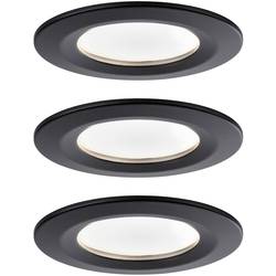 Paulmann 94473 LED vestavné svítidlo sada 3 ks LED 18 W černá (matná)