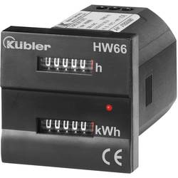 Kübler Automation HW66 M 230 VAC mechanické jednofázový elektroměr, 16 A, úředně schválený: Ano, 1 ks