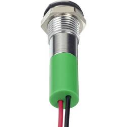 APEM Q8F3CXXG12E indikační LED zelená Frush 6 mcd