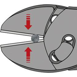 Knipex TwinForce 73 72 180 F dílnu silové boční štípací kleště s fazetou 180 mm