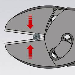 Knipex TwinForce 73 72 180 F dílnu silové boční štípací kleště s fazetou 180 mm