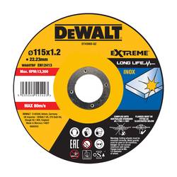 DEWALT DT43903-QZ Řezný kotouč 115 mm 1 ks kov, nerezová ocel, železo