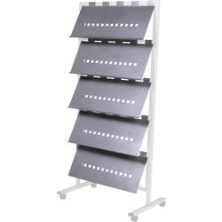 Rocada 8320 R832094 Sada polic stříbrná 3 x DIN A4 5 ks (š x v x h) 770 x 80 x 350 mm