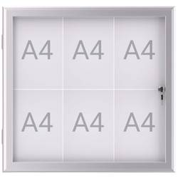 Maul vitrína MAULexcite Použití pro formát papíru: 6 x DIN A4 venku, na místě chráněném před deštěm 6653608 hliník stříbrná 1 ks