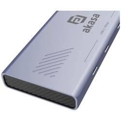 Akasa AK-CBCA32-18BK USB Hub 4 porty USB-A USB 3.2 Gen2 10 GBit/s s konektorem USB C hliník (eloxovaný) 10Gbps USB Type-C 4 Port Hub