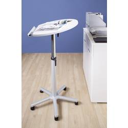 Maul pult pro práci ve stoje MAUL stříbrná 9304182 Barva stolní desky: šedá výškově nastavitelné, pojízdný max. výška: 120 cm