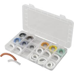 TRU COMPONENTS ECMKS-2 označovací klip na kabely Otisk (Kabelový značkovač) 0 - 9, L, N, R, S, T, PE, +, - Rozsah vnějšího průměru 2 do 5 mm 1570071